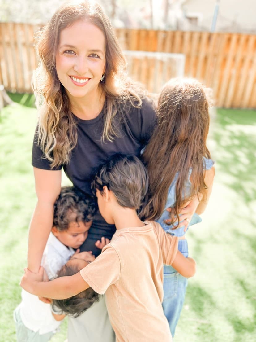 Leticia Rodger with her four children